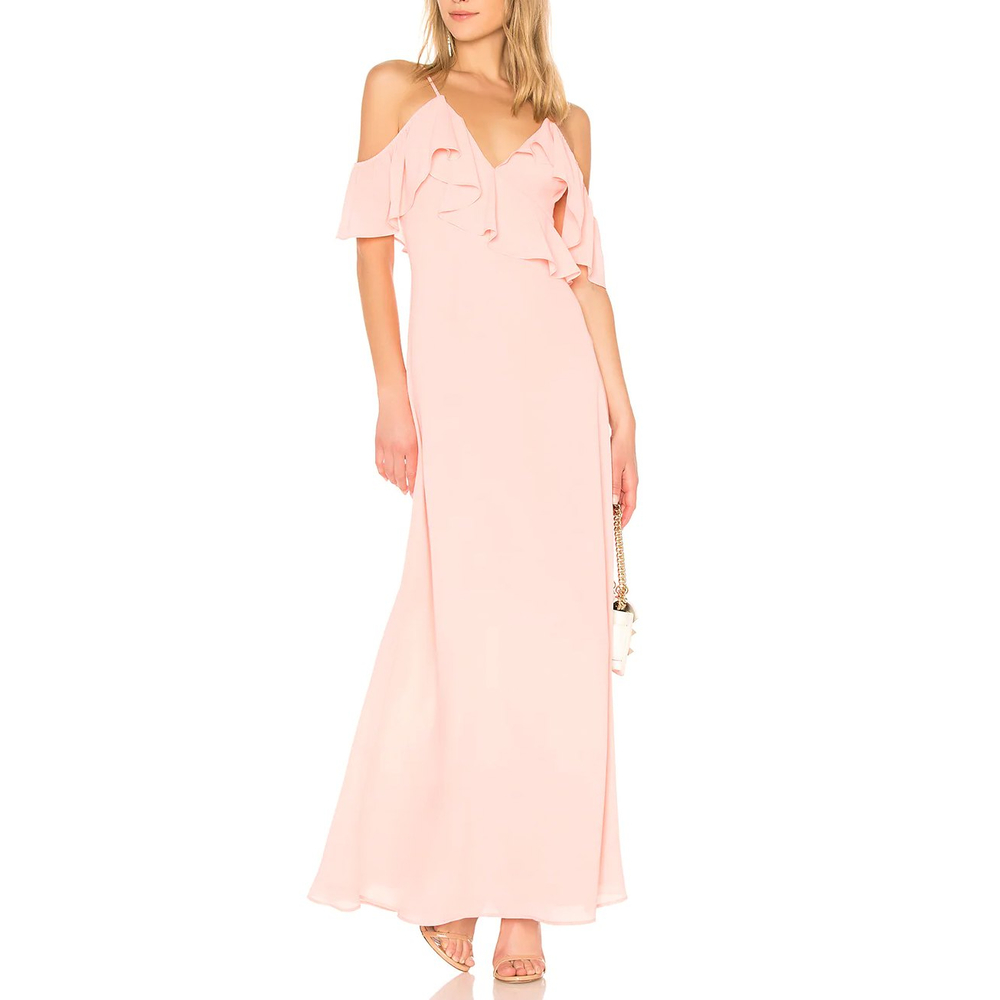 LPA Ruffle Neckline Maxi